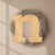 Lower Case N Wood Cutout for Crafts, Unfinished Baltic Birch Craft Shape