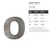 Lower Case O Steel Cutout Shape, Raw Metal Wall Art and Craft Supply