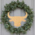 Bull Head 2 Wood Cutout for Crafts, Unfinished Baltic Birch Craft Shape