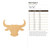 Bull Head 2 Wood Cutout for Crafts, Unfinished Baltic Birch Craft Shape