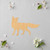 Fox 4 Wood Cutout for Crafts, Unfinished Baltic Birch Craft Shape