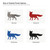 Fox 4 Steel Cutout Shape, Raw Metal Wall Art and Craft Supply