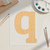 Lower Case Q Wood Cutout for Crafts, Unfinished Baltic Birch Craft Shape
