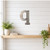 Lower Case Q Steel Cutout Shape, Raw Metal Wall Art and Craft Supply