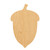 Acorn 2 Wood Cutout for Crafts, Unfinished Baltic Birch Craft Shape