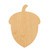 Acorn 3 Wood Cutout for Crafts, Unfinished Baltic Birch Craft Shape