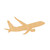 Airplane 1 Wood Cutout for Crafts, Unfinished Baltic Birch Craft Shape