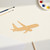 Airplane 1 Wood Cutout for Crafts, Unfinished Baltic Birch Craft Shape