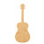 Acoustic Guitar Wood Cutout for Crafts, Unfinished Baltic Birch Craft Shape