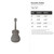 Acoustic Guitar Steel Cutout Shape, Raw Metal Wall Art and Craft Supply