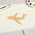 Airplane 2 Wood Cutout for Crafts, Unfinished Baltic Birch Craft Shape