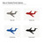 Airplane 2 Steel Cutout Shape, Raw Metal Wall Art and Craft Supply