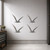 Albatross 2 Steel Cutout Shape, Raw Metal Wall Art and Craft Supply