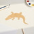 Alligator Wood Cutout for Crafts, Unfinished Baltic Birch Craft Shape