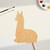Alpaca 2 Wood Cutout for Crafts, Unfinished Baltic Birch Craft Shape
