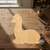 Alpaca 3 Wood Cutout for Crafts, Unfinished Baltic Birch Craft Shape