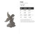 Angel Steel Cutout Shape, Raw Metal Wall Art and Craft Supply