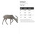 Antelope 1 Steel Cutout Shape, Raw Metal Wall Art and Craft Supply