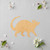 Armadillo Wood Cutout for Crafts, Unfinished Baltic Birch Craft Shape