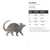 Armadillo Steel Cutout Shape, Raw Metal Wall Art and Craft Supply