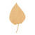Aspen Leaf Wood Cutout for Crafts, Unfinished Baltic Birch Craft Shape
