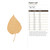 Aspen Leaf Wood Cutout for Crafts, Unfinished Baltic Birch Craft Shape