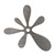 Asterisk Steel Cutout Shape, Raw Metal Wall Art and Craft Supply