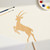 Antelope 2 Wood Cutout for Crafts, Unfinished Baltic Birch Craft Shape