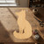 Arctic Fox 2 Wood Cutout for Crafts, Unfinished Baltic Birch Craft Shape