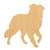 Australian Shepherd 1 Wood Cutout for Crafts, Unfinished Baltic Birch Craft Shape