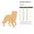 Australian Shepherd 1 Wood Cutout for Crafts, Unfinished Baltic Birch Craft Shape