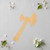 Axe 1 Wood Cutout for Crafts, Unfinished Baltic Birch Craft Shape
