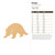 Badger Wood Cutout for Crafts, Unfinished Baltic Birch Craft Shape