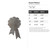 Award Ribbon Steel Cutout Shape, Raw Metal Wall Art and Craft Supply