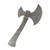 Axe 1 Steel Cutout Shape, Raw Metal Wall Art and Craft Supply