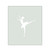 Ballerina 3 Reusable Mylar Stencil, 10 mil Plastic Paint Stencil for Crafts and Decor