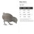 Baby Chick 3 Steel Cutout Shape, Raw Metal Wall Art and Craft Supply