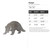 Badger Steel Cutout Shape, Raw Metal Wall Art and Craft Supply