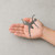 Ballerina 2 Steel Cutout Shape, Raw Metal Wall Art and Craft Supply
