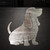 Basset Hound 1 Steel Cutout Shape, Raw Metal Wall Art and Craft Supply