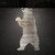 Bear 3 Steel Cutout Shape, Raw Metal Wall Art and Craft Supply