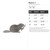 Beaver 2 Steel Cutout Shape, Raw Metal Wall Art and Craft Supply