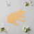 Frog 3 Wood Cutout for Crafts, Unfinished Baltic Birch Craft Shape
