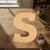 Lower Case S Wood Cutout for Crafts, Unfinished Baltic Birch Craft Shape