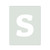 Lower Case S Reusable Mylar Stencil, 10 mil Plastic Paint Stencil for Crafts and Decor