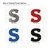 Lower Case S Steel Cutout Shape, Raw Metal Wall Art and Craft Supply