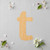 Lower Case T Wood Cutout for Crafts, Unfinished Baltic Birch Craft Shape