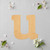 Lower Case U Wood Cutout for Crafts, Unfinished Baltic Birch Craft Shape
