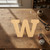 Lower Case W Wood Cutout for Crafts, Unfinished Baltic Birch Craft Shape