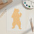 Bear 2 Wood Cutout for Crafts, Unfinished Baltic Birch Craft Shape